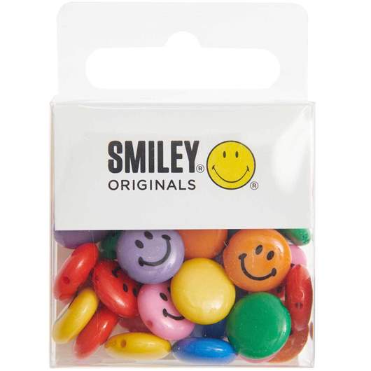 Smiley Beads 35 pcs